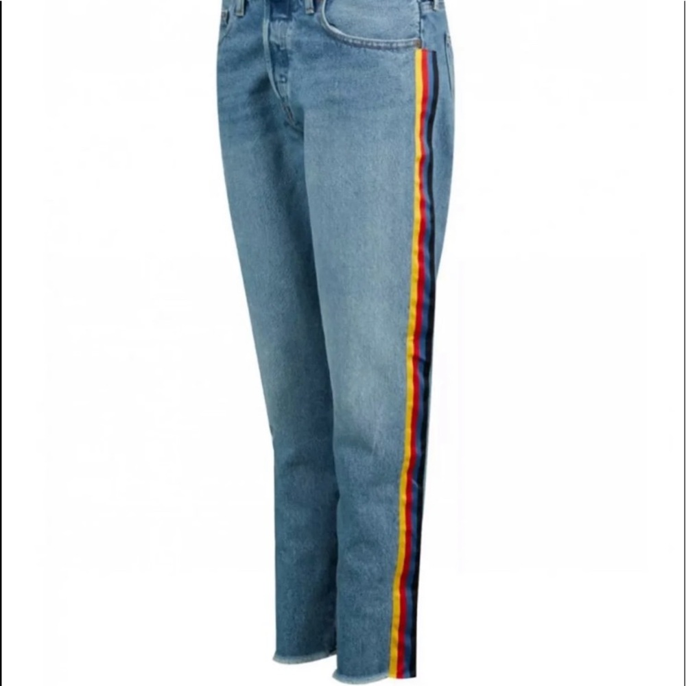 Ralph Lauren rainbow boyfriend jeans